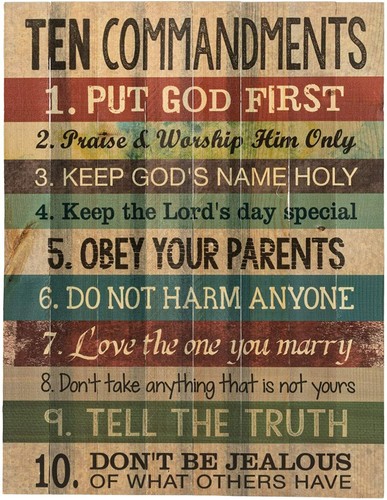 The ten commandments - commandments, photo
