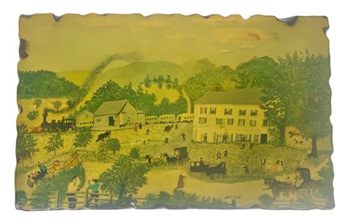 Print picture wood board moses - print,